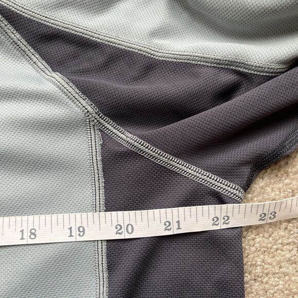 LL Bean 1/4 Zip Base Layer Mens Large Midweight Gray Active Hiking Outdoors - Picture 4 of 6